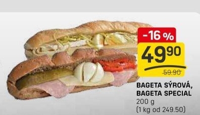 Obložená bageta