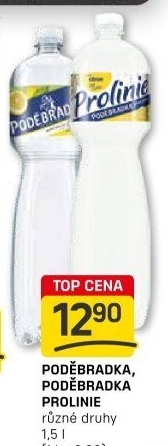 Ochucená voda Poděbradka