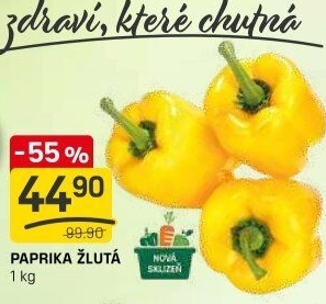 Paprika žlutá