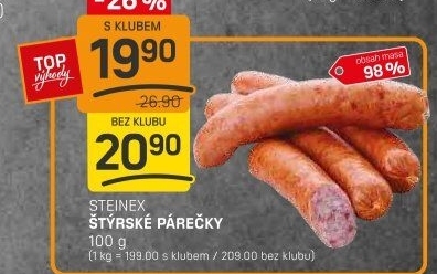 Párečky štýrské Steinex