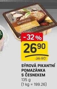 Pikantní sýrová pomazánka s česnekem Varmuža