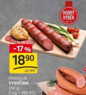 Salám vysočina Dobrý Výběr
