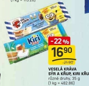 Sýr a křup Veselá kráva