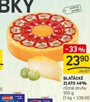 Sýr Blaťácké zlato Madeta