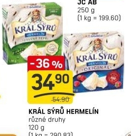 Sýr Hermelín Král sýrů