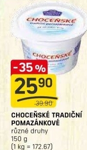 Tradiční pomazánkové Choceňské