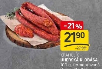 Uherská klobása Krahulík