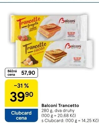 Dezert Trancetto Balconi