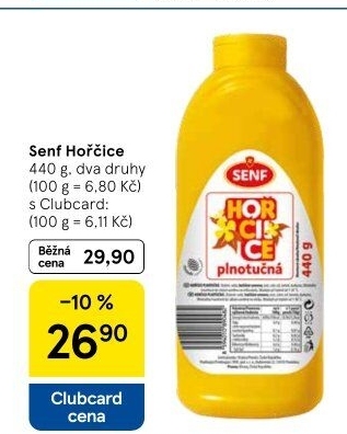 Hořčice Senf