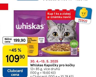 Kapsičky pro kočky Whiskas