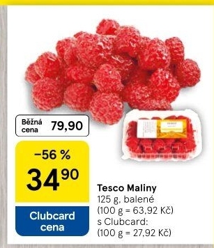 Maliny Tesco