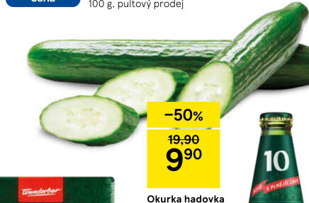 Okurka salátová - hadovka