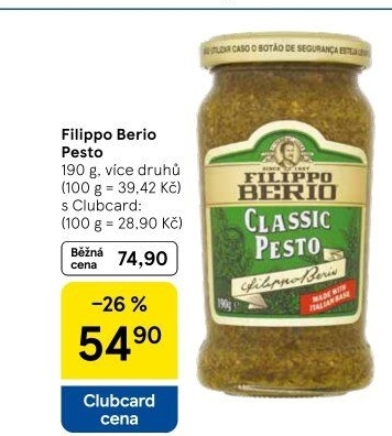 Pesto Filippo Berio