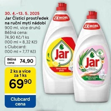 Prostředek na nádobí Jar