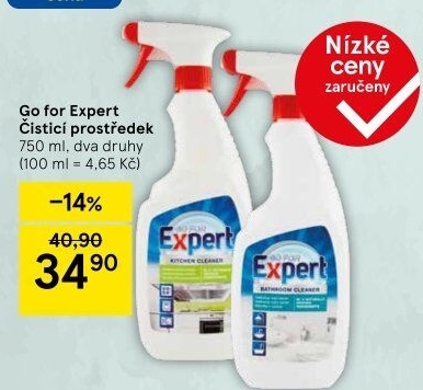 Prostředky čisticí Go For Expert