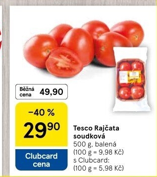 Rajčata soudková Tesco