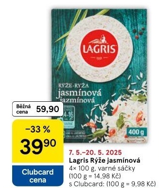 Rýže jasmínová Lagris