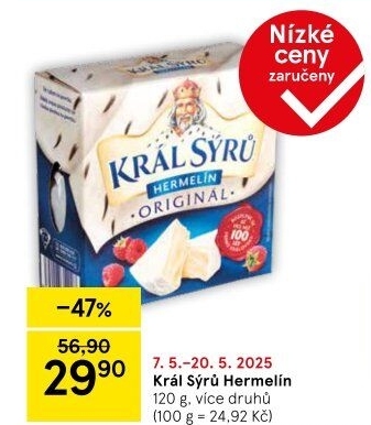 Sýr Hermelín Král sýrů