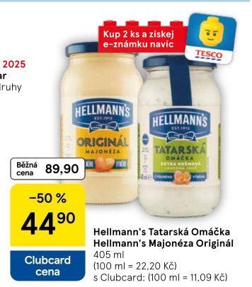 Tatarská omáčka Hellmann'