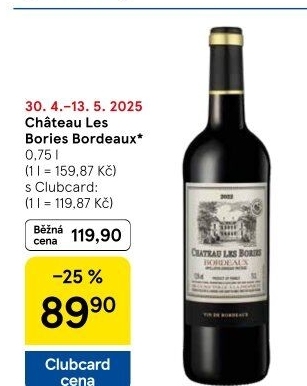 Vina Bordeaux Chateau Les Bories