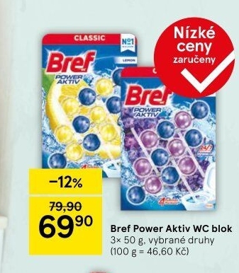 WC blok tuhý Power Aktiv Bref