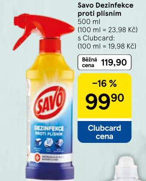 Čistič proti plísním Savo