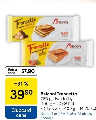 Dezert Trancetto Balconi