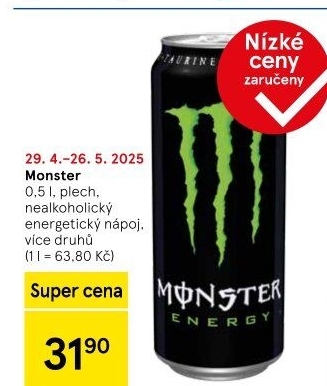 Energetický nápoj Monster Energy
