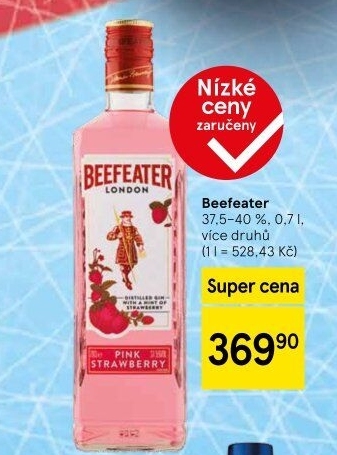 Gin ochucený Beefeater
