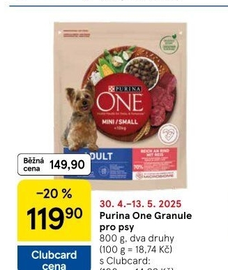 Granule pro psy One Purina