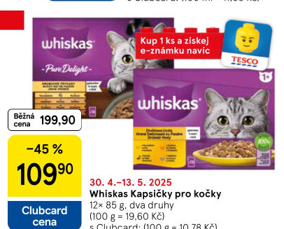 Kapsičky pro kočky Whiskas