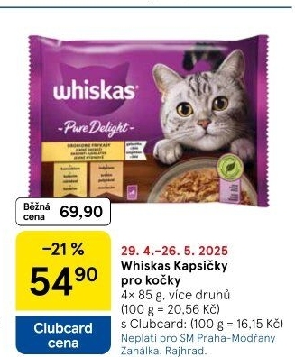 Kapsičky pro kočky Whiskas
