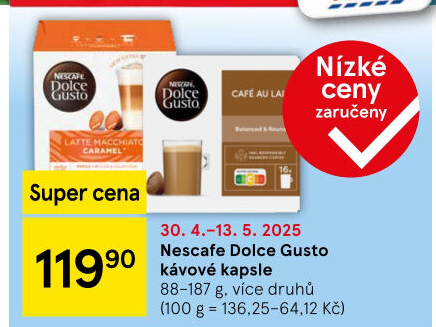 Kapsle Dolce Gusto Nescafé