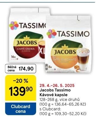 Kapsle Tassimo Jacobs