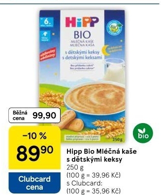 Kaše mléčná Bio HiPP