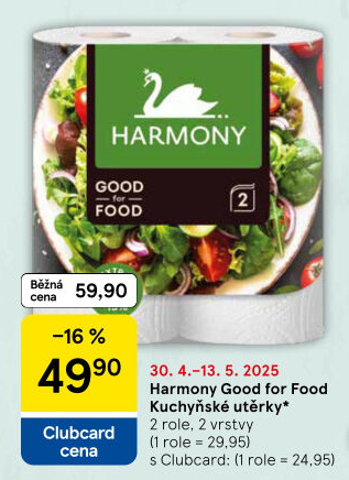 Kuchyňské utěrky 2vrstvé Good for Food Harmony