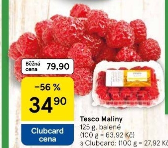 Maliny Tesco