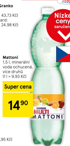 Ochucená voda Mattoni