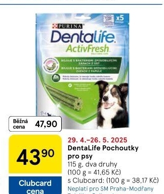 Pamlsky pro psy Denta Life Purina