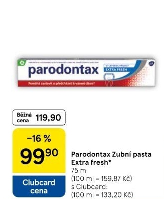 Pasta na zuby Extra Fresh Parodontax