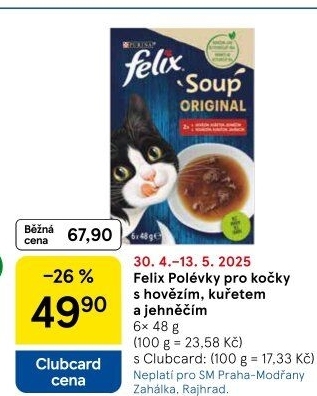 Polévka pro kočky Felix Purina
