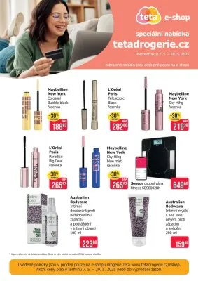 akční leták Teta drogerie 7.5.2025-20.5.2025