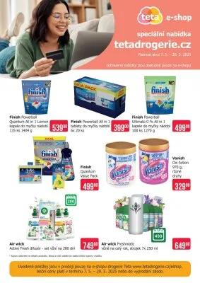 akční leták Teta drogerie 7.5.2025-20.5.2025