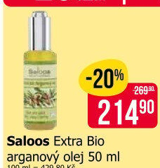 Arganový olej extra bio Saloos
