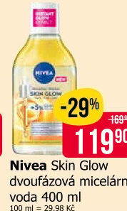 Dvoufázová micelární voda Skin Glow Nivea