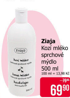 Kozí mléko sprchové mýdlo Ziaja