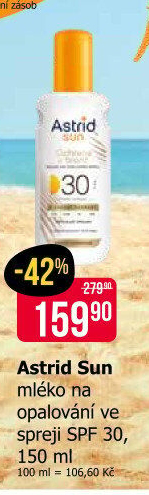 Mléko na opalování ve spreji OF 30 Astrid Sun