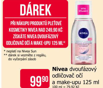 Odličovač očí dvoufázový Nivea