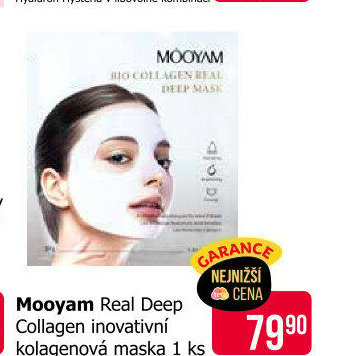 Pleťová maska textilní Mooyam