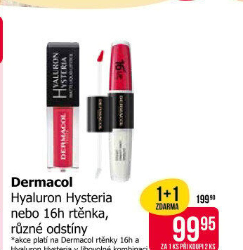 Rtěnka Lip Colour 16H Dermacol